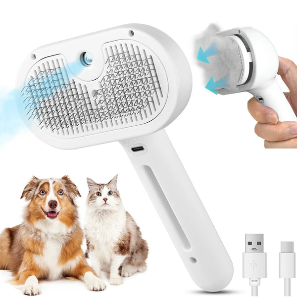 Dampfbürste für Katzen und Hunde