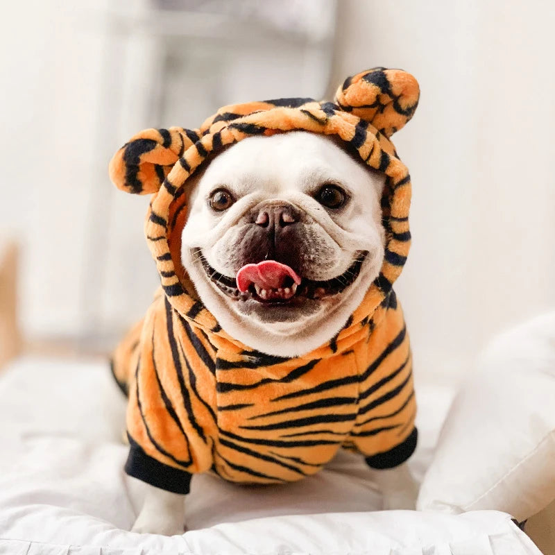 Mono con Capucha de Forro Polar para Mascota