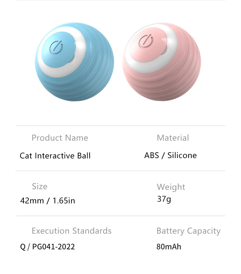 Intelligenter interaktiver Rollball für Katzen