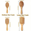 Natural Bamboo Air Cushion Scalp Massage Hair Brush – Detangling & Anti-Static