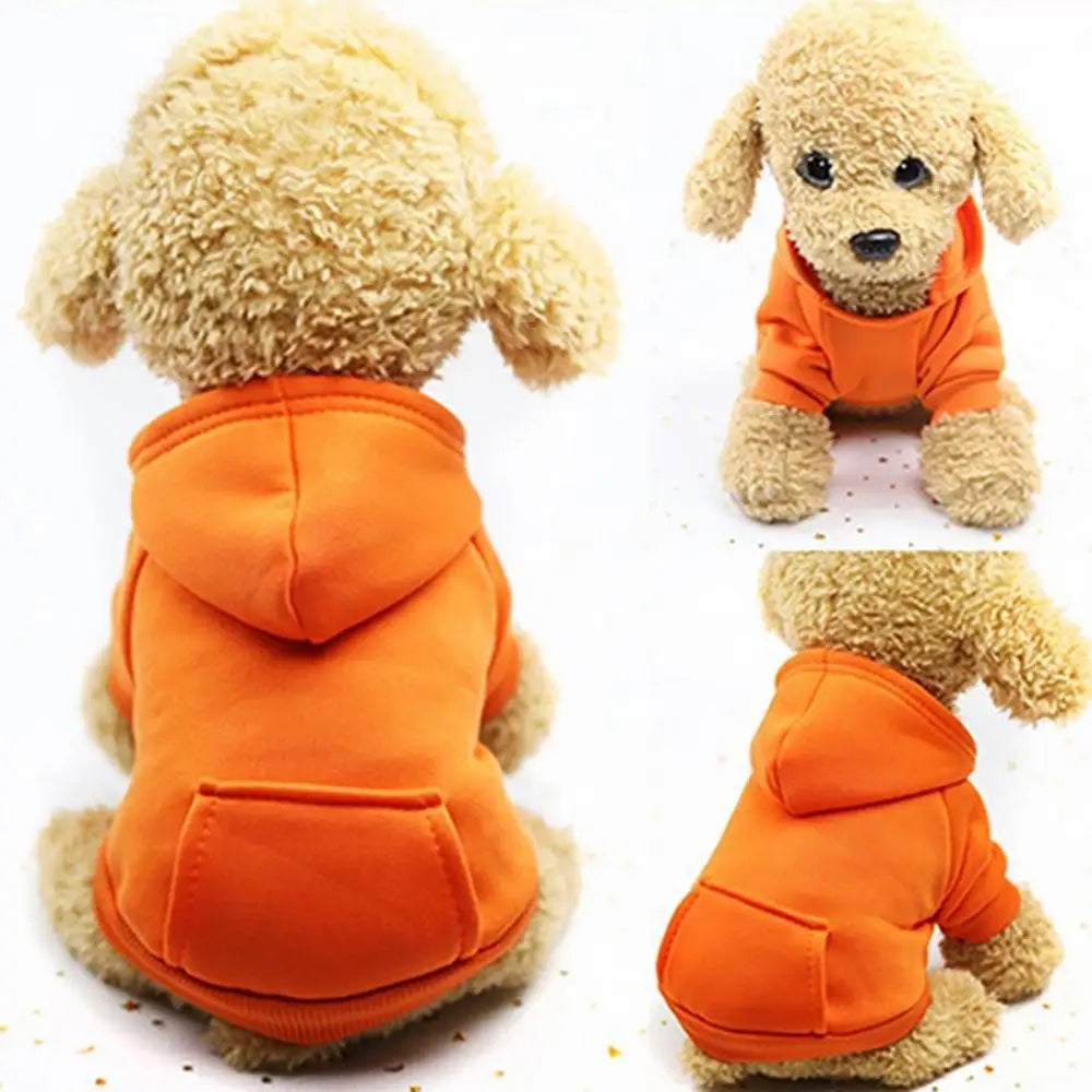 Cozy Hooded Dog Sweatshirt with Pocket