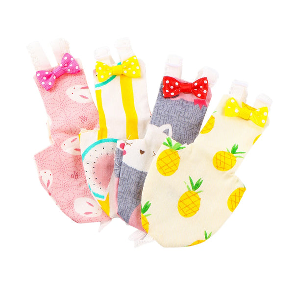 Parrot Diaper with Feces Pocket - Reusable Bird Clothes