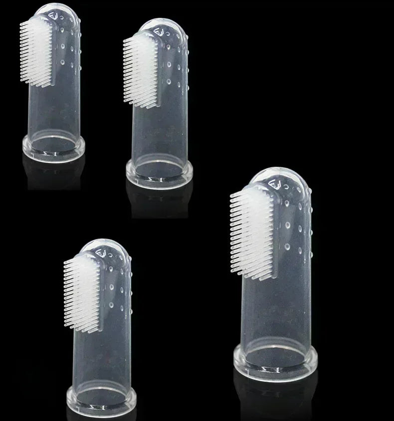 Soft Silicone Finger Toothbrush for Dogs – Gentle Teeth & Tartar Care