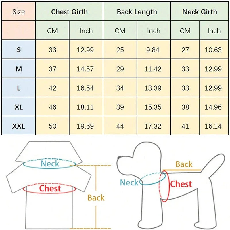 Windproof Padded Dog Coat for Small Breeds