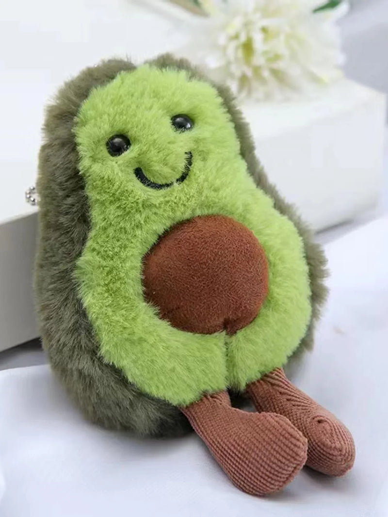 Avocado-Plüschtier mit Rucksackclip
