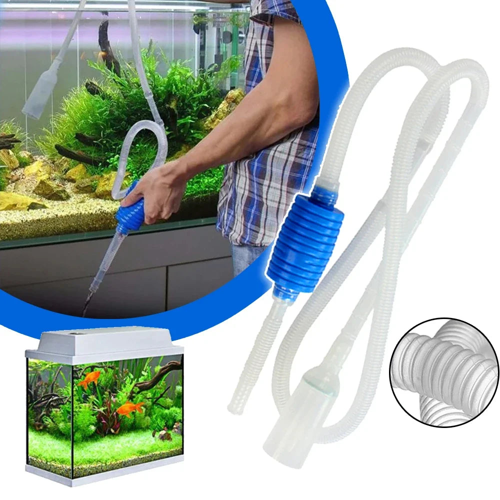 Aquarium-Siphon-Reinigungskit mit Kunststoffschlauch und Rohrleitungen für Wasserwechsel