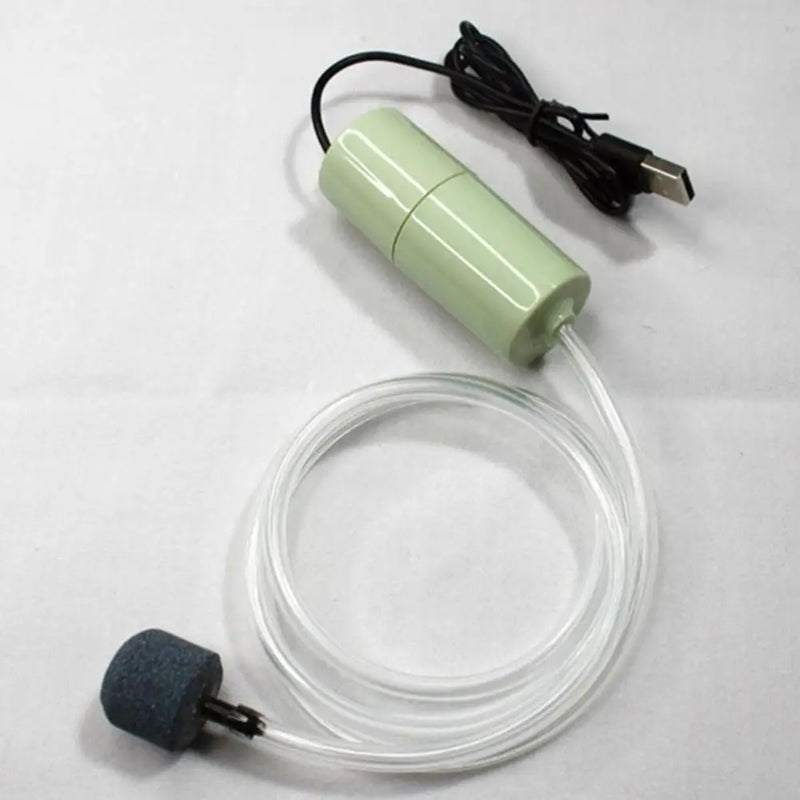 USB Mini Aquarium Air Pump Kit With Air Stone