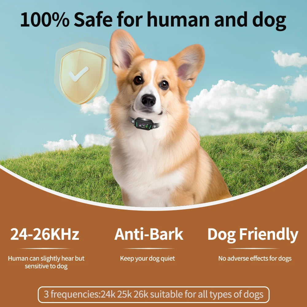 Adjustable Anti-Bark Training Collar for Dogs