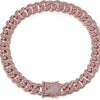 Rhinestone Cuban Chain Dog Collar