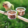 Clip-On Bird Feeder Cup for Parrot Food and Water