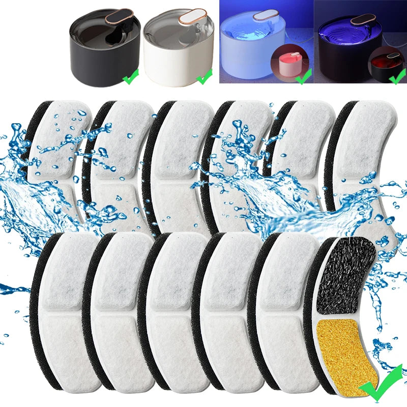 Cat Water Fountain Filter Element - Activated Carbon Replacement