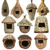 Handwoven Natural Grass Hanging Bird Nest for Small Birds