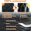 Waterproof Dog Car Seat Cover with Mesh Window and Side Zippers