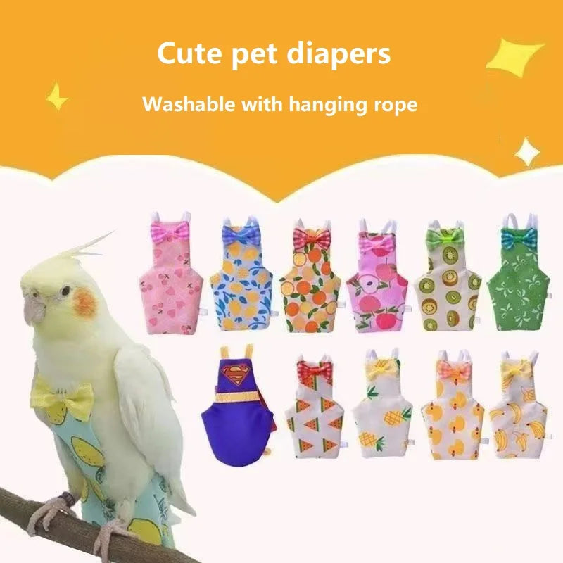 Coucheculier réutilisable pour perroquets