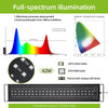 Aquarium LED Light with Remote Control, Full Spectrum, Dimmable