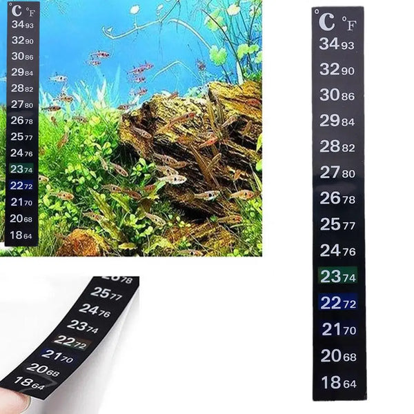 Thermomètre numérique à coller pour aquarium