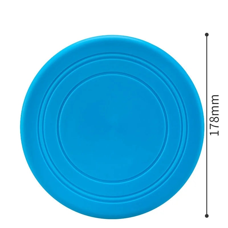 Interactive Silicone Flying Saucer Pet Toy