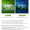 Aquarium LED Light with Remote Control, Full Spectrum, Dimmable