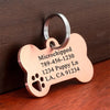 Personalized Stainless Steel Pet ID Tag with Custom Engraving