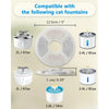 Replacement Activated Carbon Filters for Pet Water Fountains