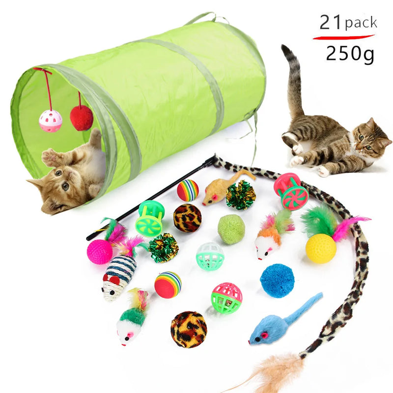 20-teiliges Kätzchenspielzeug-Varietäten-Set