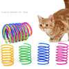 Colorful Coil Spring Cat Toys – Interactive Bouncy Play Set