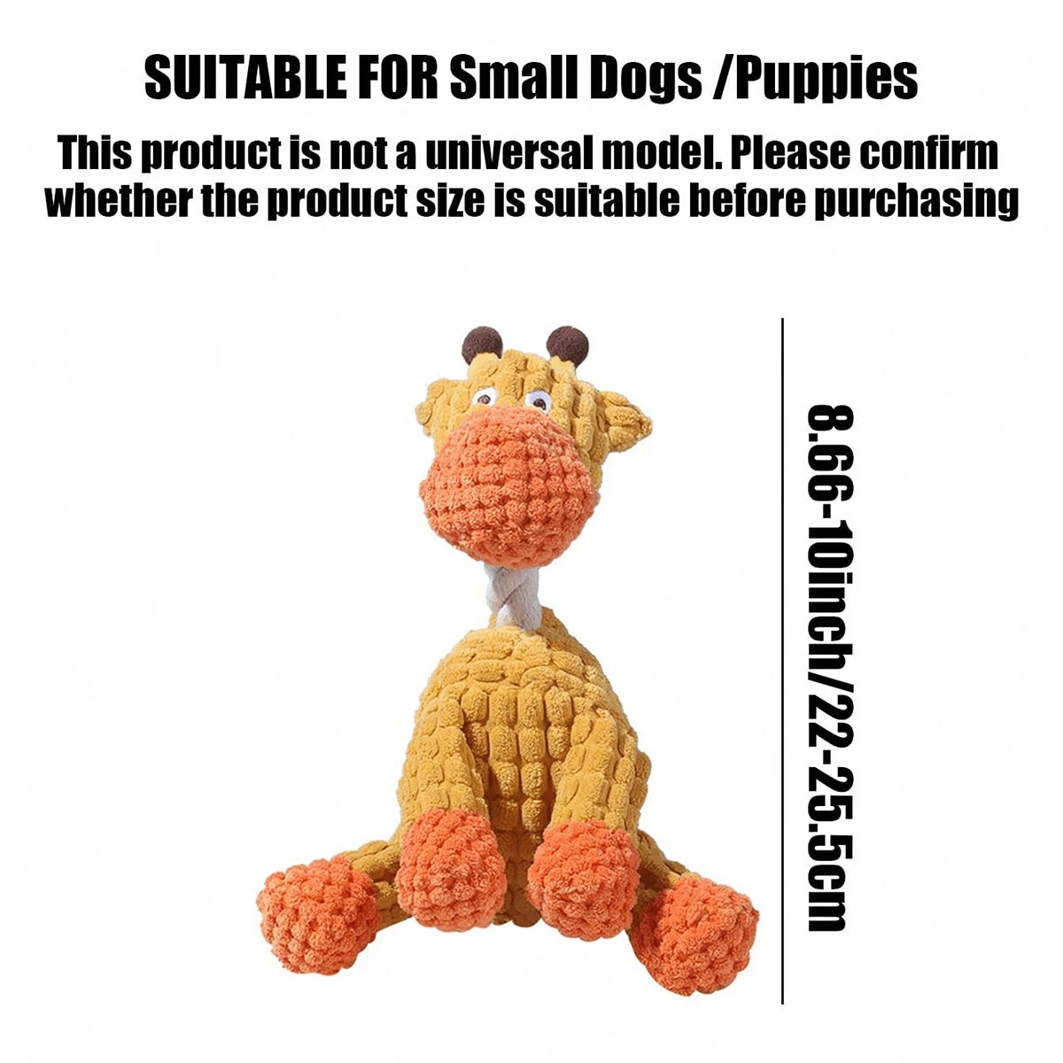 Squeaky Donkey Plush Toy for Dogs
