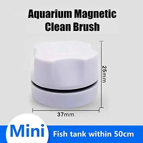 Double-Sided Aquarium Cleaning Magnet with Floating Scraper
