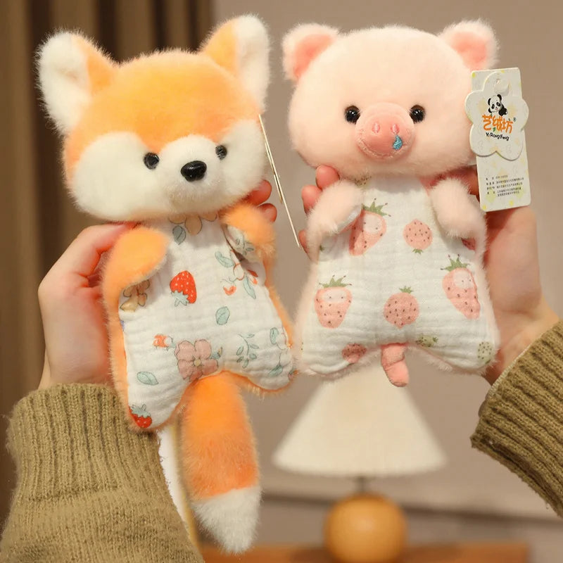 Adorable Cartoon Bean Bag Plush Toy – Soft Forest Animal Stuffed Doll