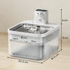 Fontaine à eau automatique pour chat en acier inoxydable