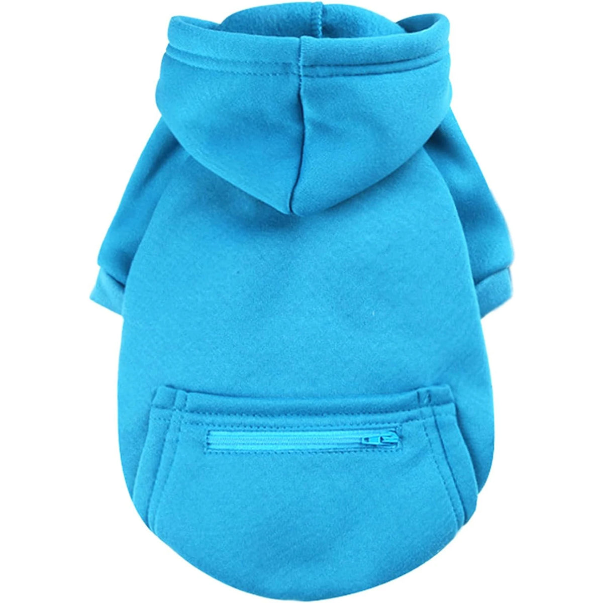 Cozy Fleece Hoodie for Small Dogs and Cats with Pockets