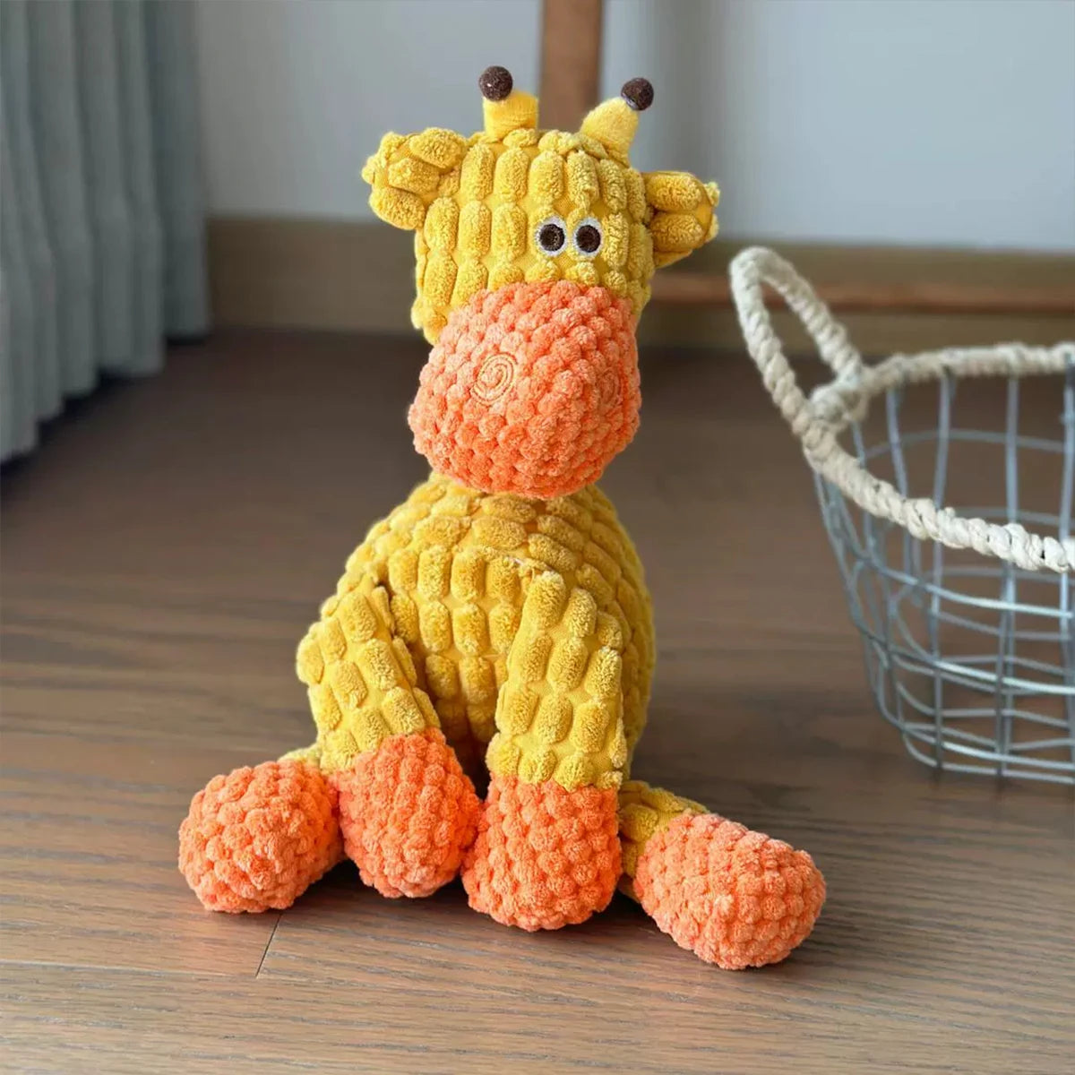 Squeaky Donkey Plush Toy for Dogs