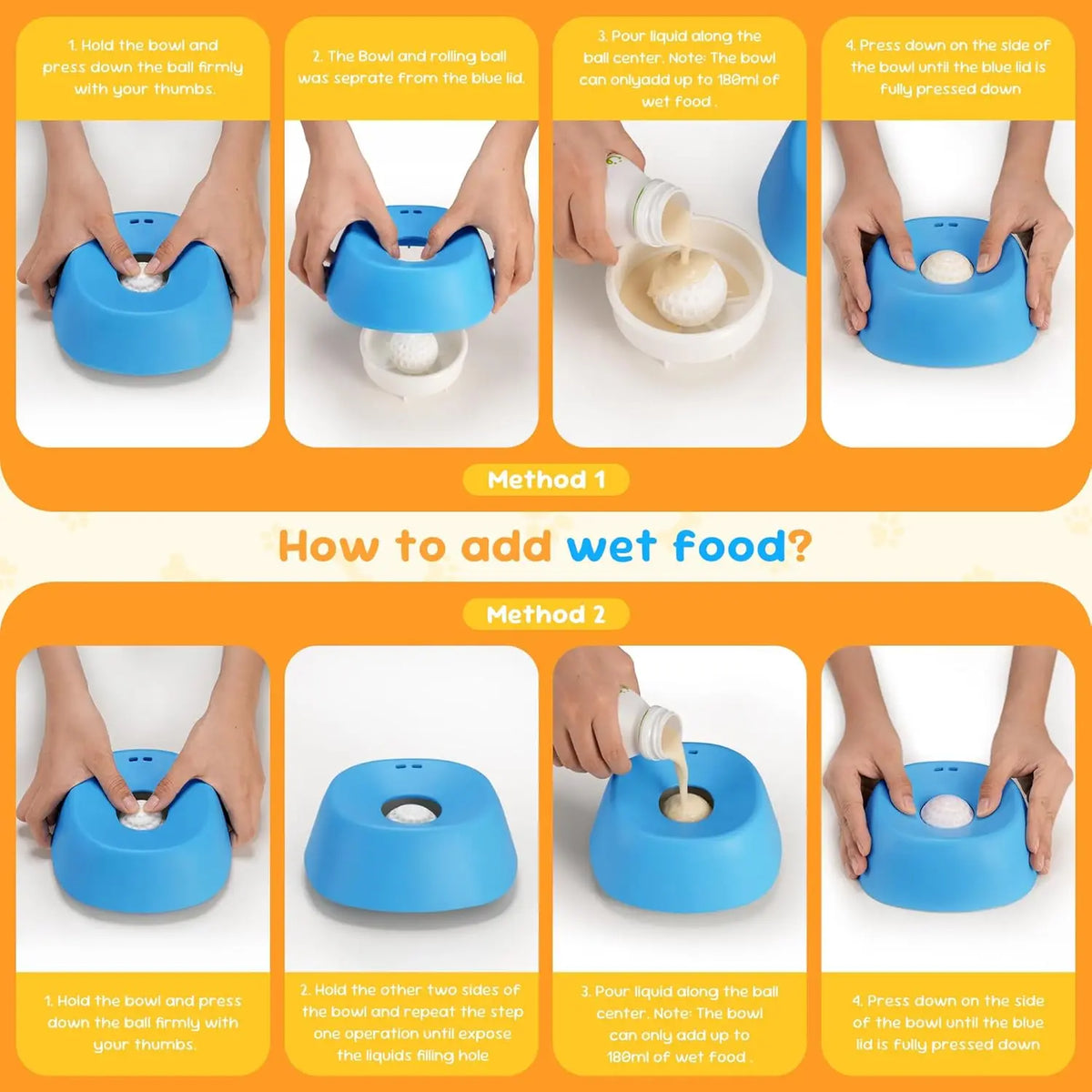 Anti-Gulping Slow Feeder Dog Bowl