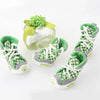 Corduroy Anti-Drop Breathable Dog Shoes for Small Puppies (Set of 4)