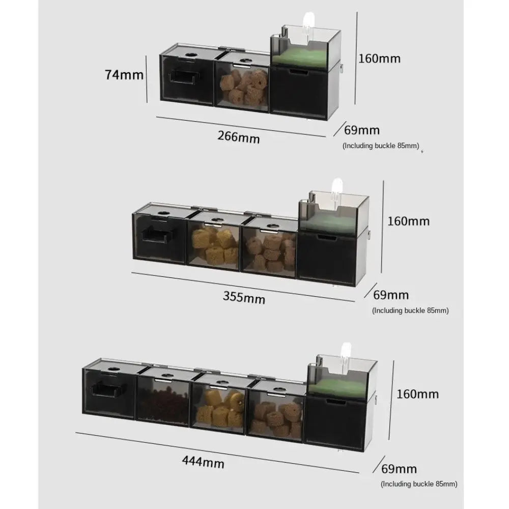 Three-in-One External Aquarium Filter with Oxygenation and Bio-Filtration