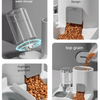 Two-in-One Automatic Pet Feeder and Water Dispenser with Large Capacity