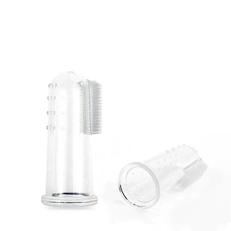 Soft Silicone Finger Toothbrush for Dogs and Cats