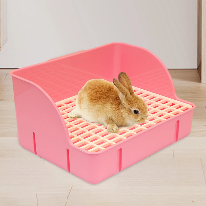 Rabbit Litter Box Corner Toilet for Small Pets
