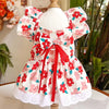 Floral Summer Princess Dress for Small Dogs and Cats