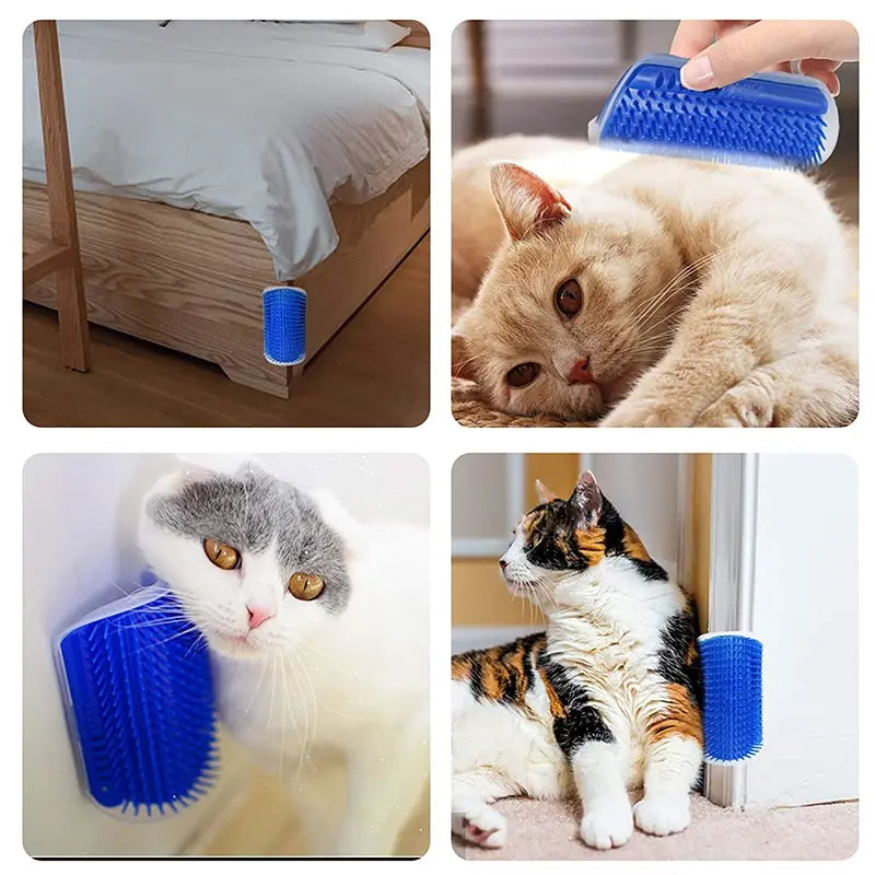 Eck-Kratzbürste für Katzen