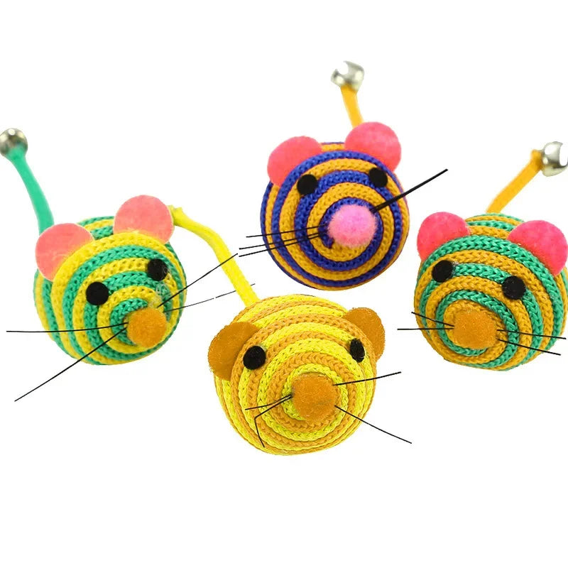 Nylon Rope Cat Toy with Bell