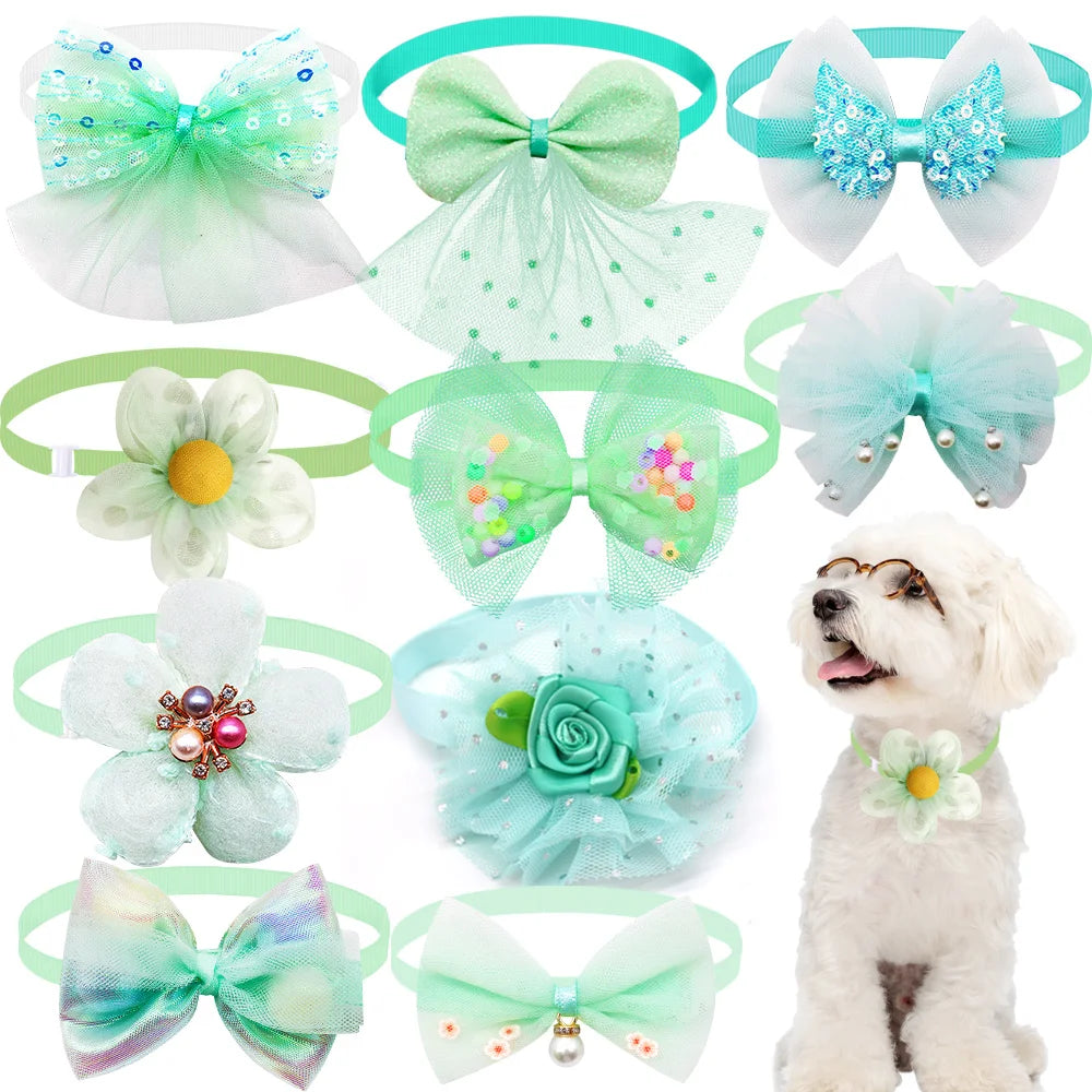 Lace Bow Tie Collar Accessory for Small Dogs and Cats