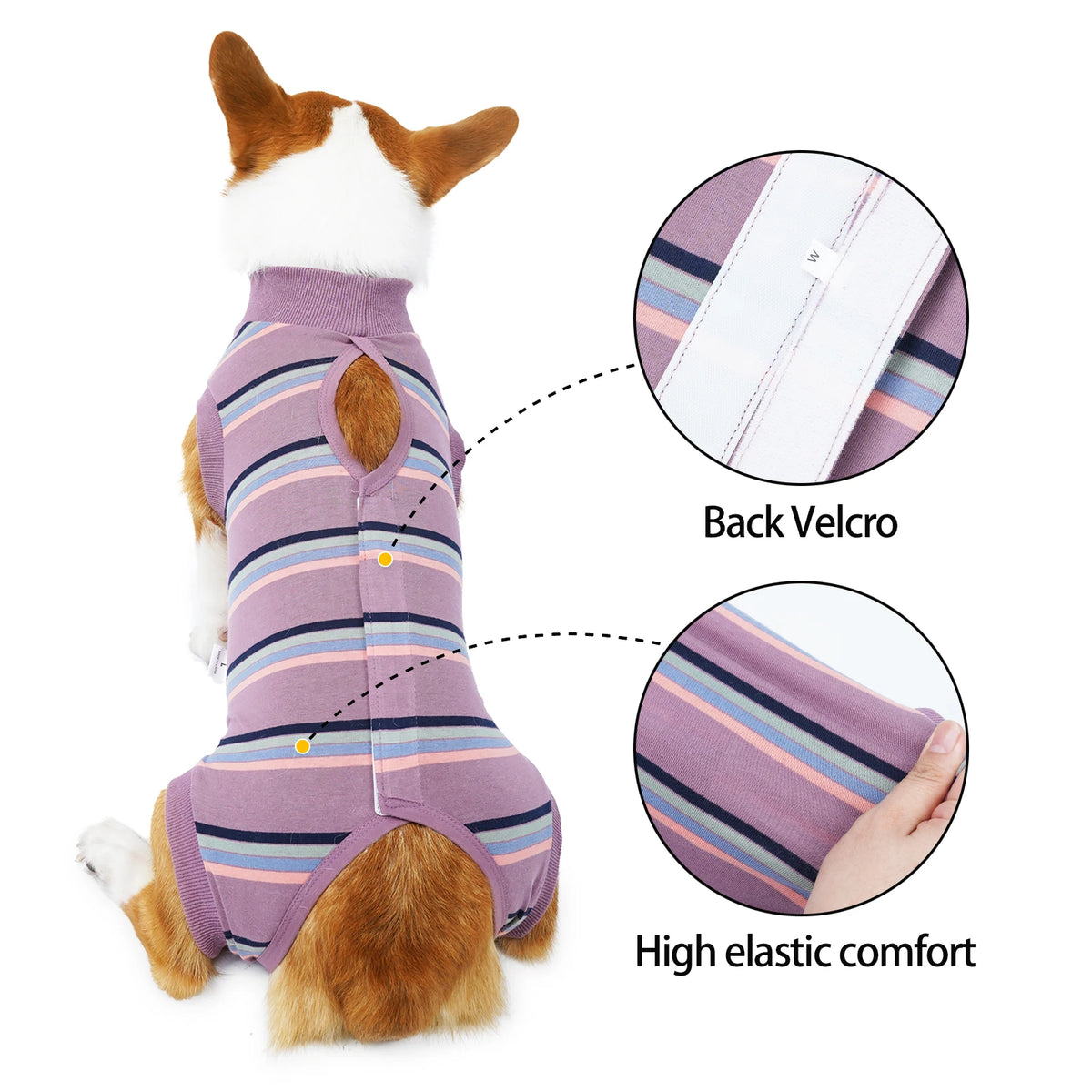 Breathable Dog Recovery Suit for Post-Surgery Protection