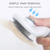 Brosse de toilettage auto-nettoyante pour animaux