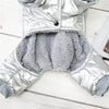 Mono de Algodón Acogedor para Perro con Capucha Impermeable