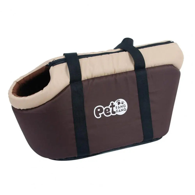 Transporteur pour animaux de compagnie à parois souples avec coussinet intérieur ajustable