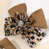 Leopard Bow Hair Clips for Girls - Set of 2