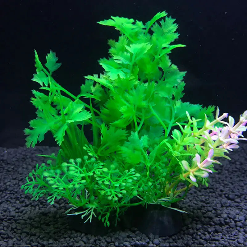 Plantes artificielles pour aquarium assorties