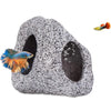 Purple Sand Aquarium Cave Hideaway with Natural Rock Finish