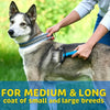 Double-Sided Pet Grooming Comb for Detangling and Shedding